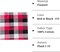 FabricLA 100% Cotton Flannel Fabric - 58/60" Inches (150 CM) - Cotton Tartan Flannel Fabric - Use as Blanket, PJ, Shirt, Cloth Flannel Craft Fabric - Red & Black 19, 2 Continuous Yard